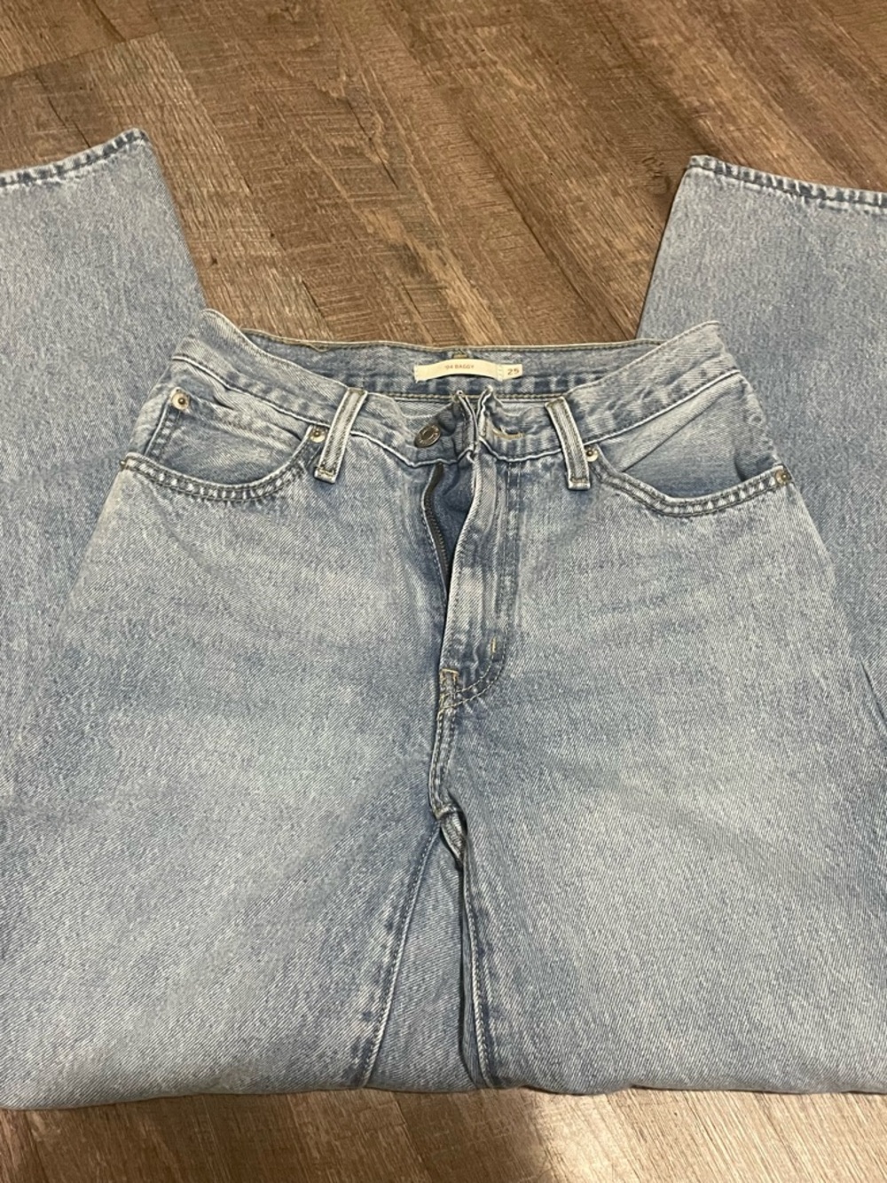 Light Wash High-Rise Jeans